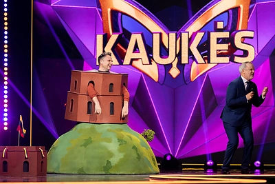 Edgaras Lubys projekte „Kaukės“ / Svetlanos Bolnienės nuotr.