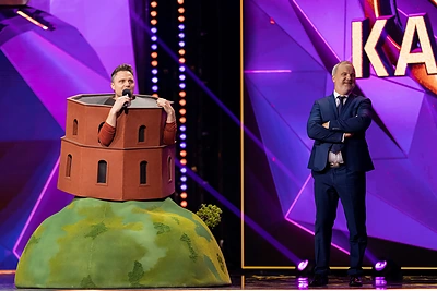 Edgaras Lubys projekte „Kaukės“ / Svetlanos Bolnienės nuotr.