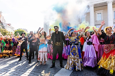 Kasmetinė tarptautinio romų festivalio GYPSY FEST eisena / Gretos Skaraitienės / BNS nuotr.