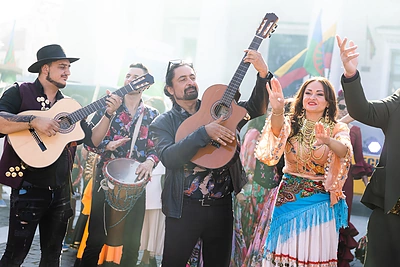 Kasmetinė tarptautinio romų festivalio GYPSY FEST eisena / Gretos Skaraitienės / BNS nuotr.