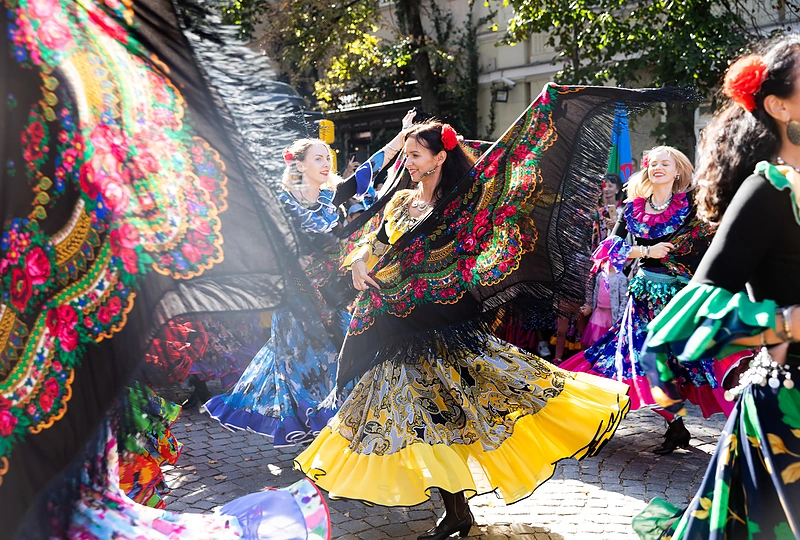 Kasmetinė tarptautinio romų festivalio GYPSY FEST eisena / Gretos Skaraitienės / BNS nuotr.