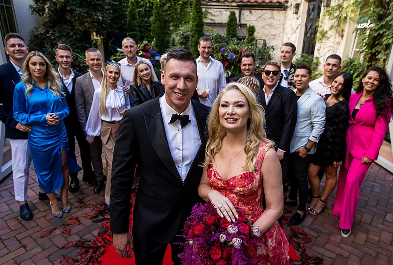 Natalijos Bunkės ir Edgaro Eidėjaus vestuvių metinių šventė „Stikliuose“ / Asmeninio albumo nuotr.