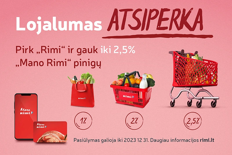 Lojalumas atsiperka / „Rimi“ nuotr.