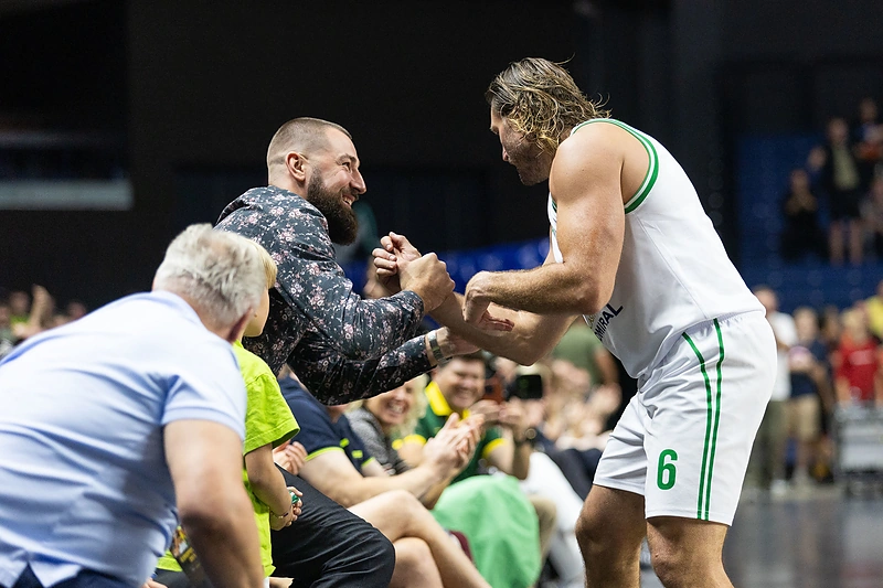 Jonas Valančiūnas, Arvydas Macijauskas / Lukas Balandis / BNS nuotr.