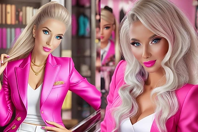 Inga Stumbrienė sulaukė neįtikėtinos staigmenos: sukurtuose paveiksluose ji – it iš akies traukta Barbė