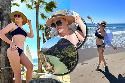 Vestuvių metines atšventę N.Bunkė ir E.Eidėjus išvyko į Ispaniją: derino aktyvų ir tingų poilsį