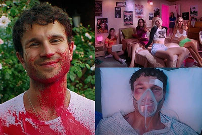 Įspūdinga V.Baumilos premjera: reanimacijos lova, degantis namas ir pavojingi triukai su peiliais