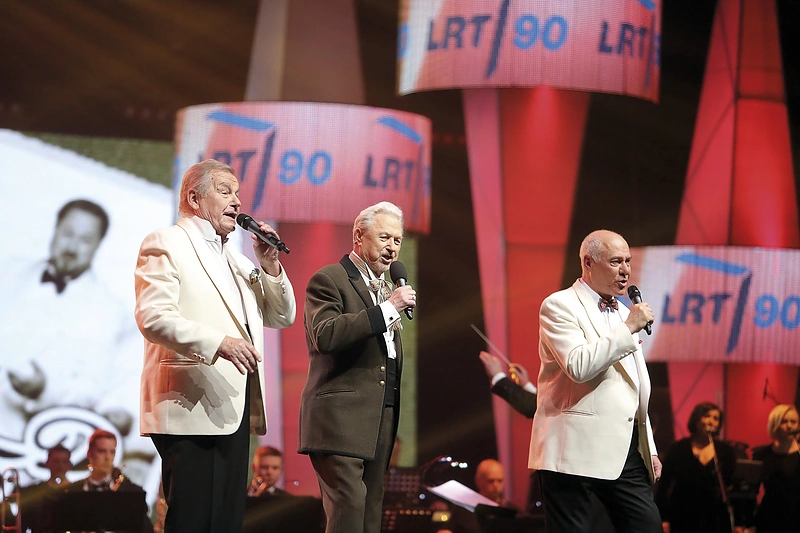 Trys lietuviškos operos grandai – Eduardas Kaniava, Virgilijus Noreika ir Vladimiras Prudnikovas / Asmeninio albumo nuotrauka