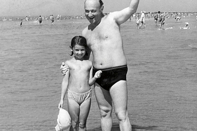 Tėvo ir dukters vasaros bėgdavo Palangoje / Asmeninio albumo nuotrauka