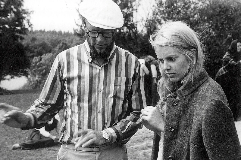 Su miuziklo režisieriumi Arūnu Žebriūnu / Lietuvos teatro, muzikos ir kino muziejaus archyvo nuotrauka