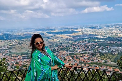 „Tikroji išdykėlė“ su vyru Italijoje paminėjo 14-ąsias vestuvių metines / Asmeninio albumo nuotr.