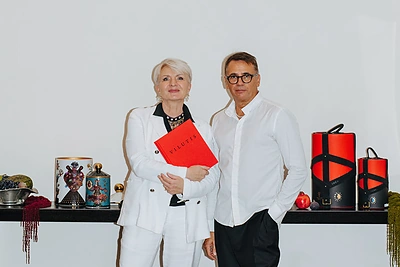Dizainerė Aušra Muzikevičiūtė ir Giedrius Gustas / Lina Jushke nuotr.