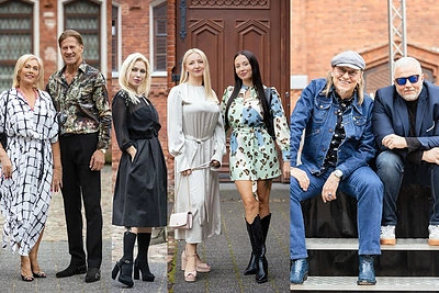 Į šventę Raudondvario dvare rinkosi kviestinė publika: atvyko ir V.Mauručaitė su dukra Vasha