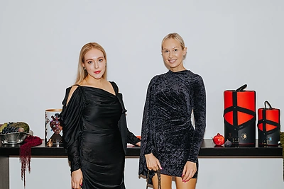 Verslininkė Gabija Medalinskaitė ir Edita Lavrinovič / Lina Jushke nuotr.