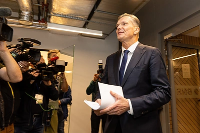 Eitvydo Bajarūno spaudos konferencija / Pauliaus Peleckio / BNS nuotr.