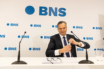Eitvydo Bajarūno spaudos konferencija / Pauliaus Peleckio / BNS nuotr.