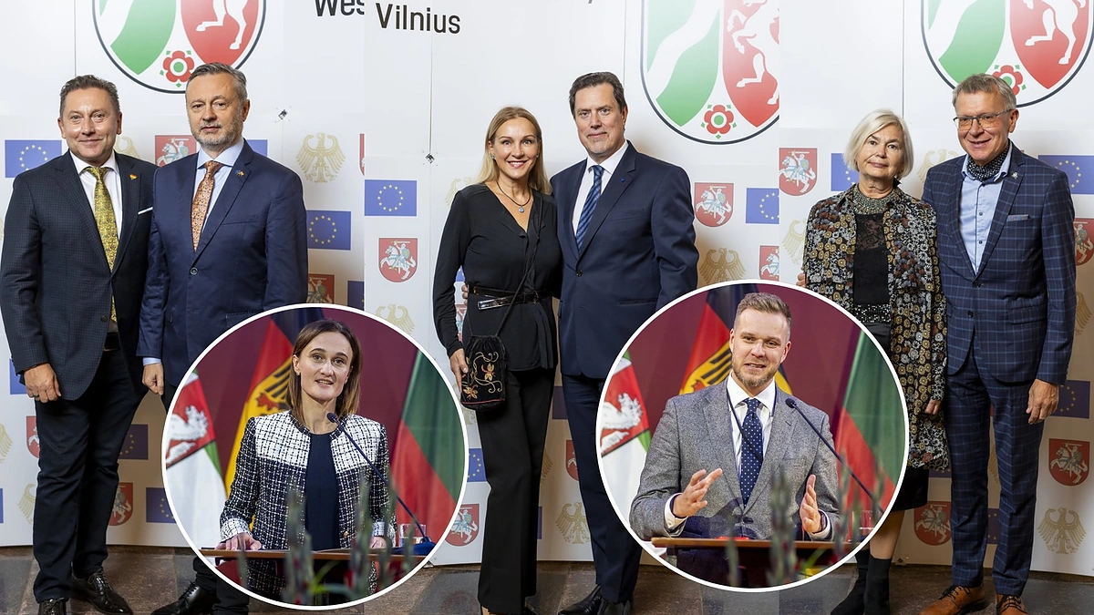 Vokietijos vienybės dienos svečiai / Irmanto Gelūno / BNS nuotr.