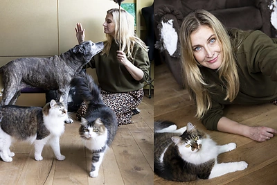 Šešias kates priglaudusi Aušra Štukytė-Radin: „Jos protingesnės už žmones, tik reikia tai išgirsti“