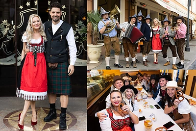 „Oktoberfest“ Vilniuje virto puotaujančiųjų rojumi: bavariškas stiliukas ir „Raugintų kopūstų polka“