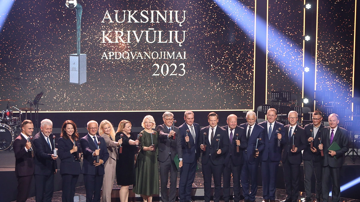 „Auksinės krivūlės“ 2023 laureatai / D.Stankaus nuotr.