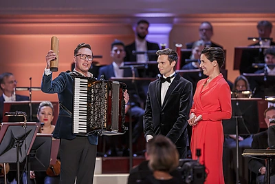 Martynas Levickis pelnė „Opus Klassik 2023“ apdovanojimą / Markuso Nasso nuotr.