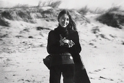 Kūrybinius jaunosios menininkės ieškojimus vieni pirmųjų pamatydavo susirinkę į Nidos fotografų seminarą kolegos / Asmeninio albumo nuotrauka