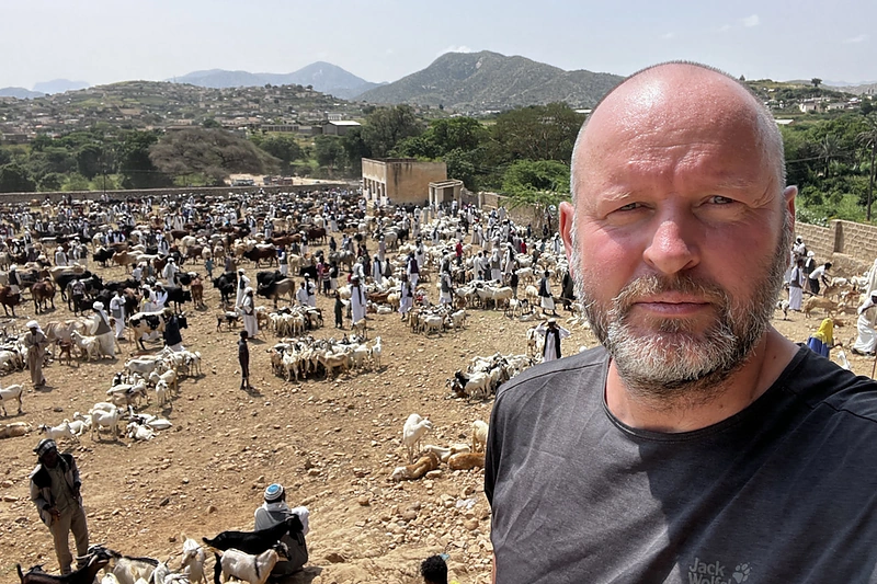 Danas Pankevičius Eritrėjoje / Asmeninio albumo nuotr.