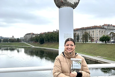 Agnės Kišonaitės skulptūra „Norus pildanti žuvelė“ / Organizatorių nuotr.