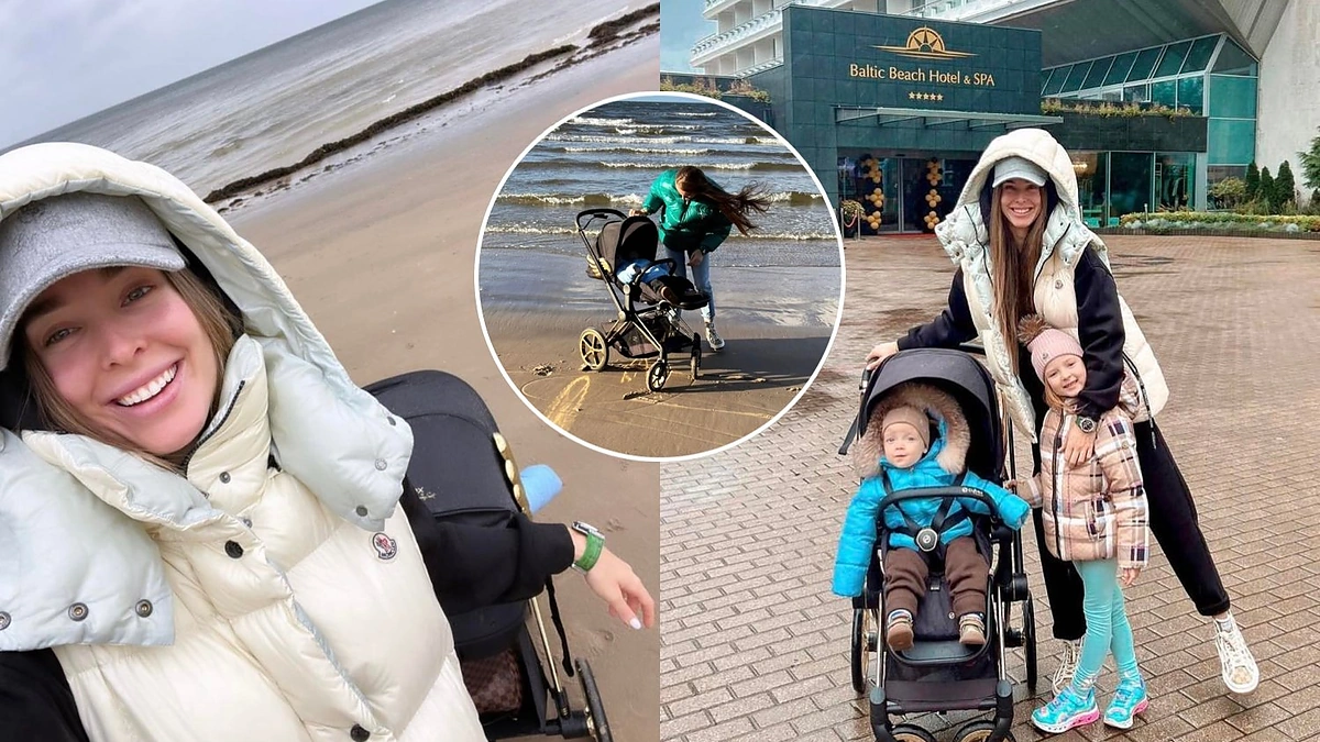 Viktorija Siegel su vaikais / Socialinių tinklų nuotr.