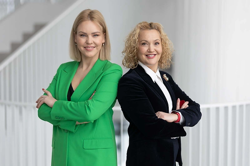 „Town Projects“ bendrasavininkės Vilma Bružienė ir Monika Drigotienė / „Town Projects“ nuotr.