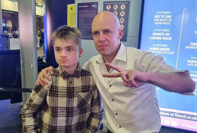 Londone – Domo išsvajotas susitikimas su Vidu Bareikiu / Asmeninio albumo nuotr.