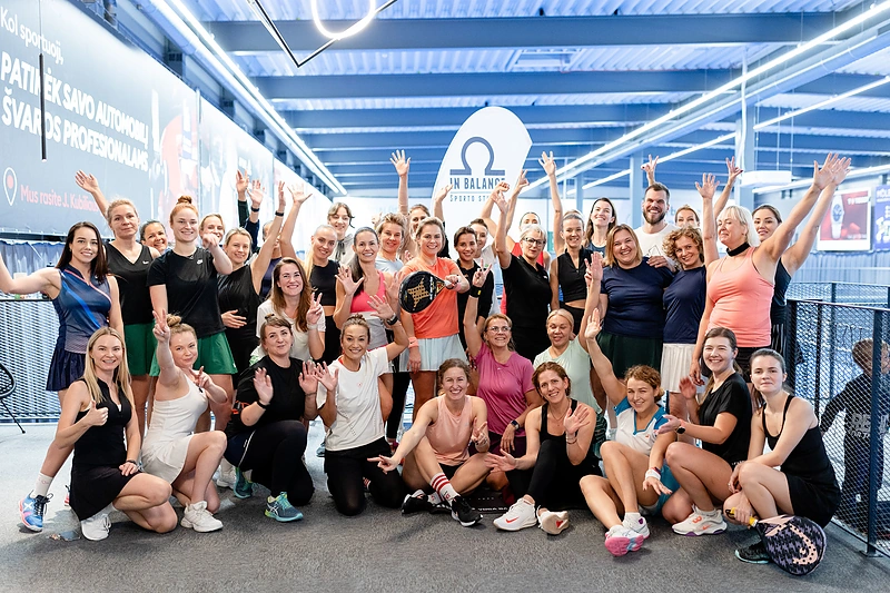 „Žmonės“ moterų padelio turnyras / Lukas Balandis / BNS nuotr.