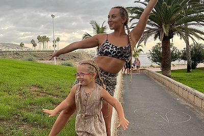 Eglės Straleckaitės-Domarkienės atostogos Tenerifėje / Asmeninio albumo nuotr.