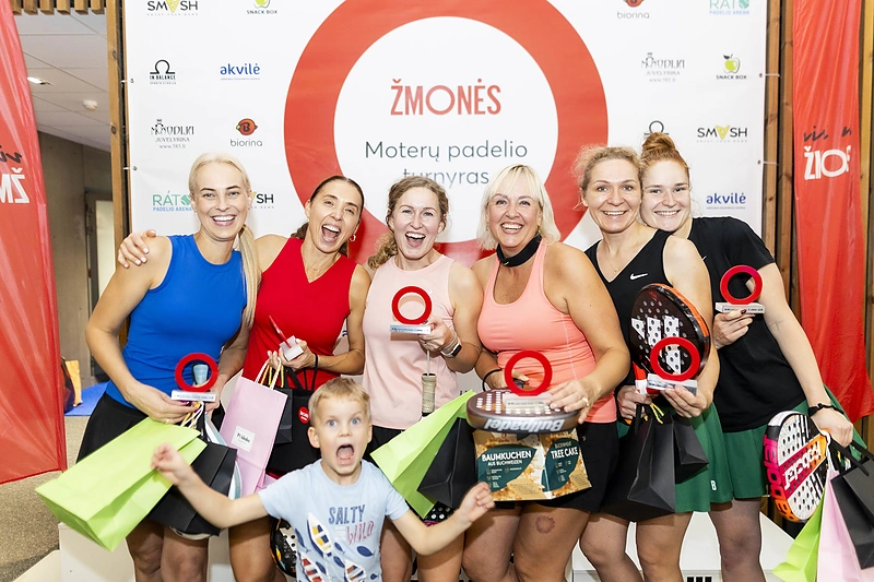 „Žmonės“ moterų padelio turnyras / Irmanto Gelūno / 15min nuotr.