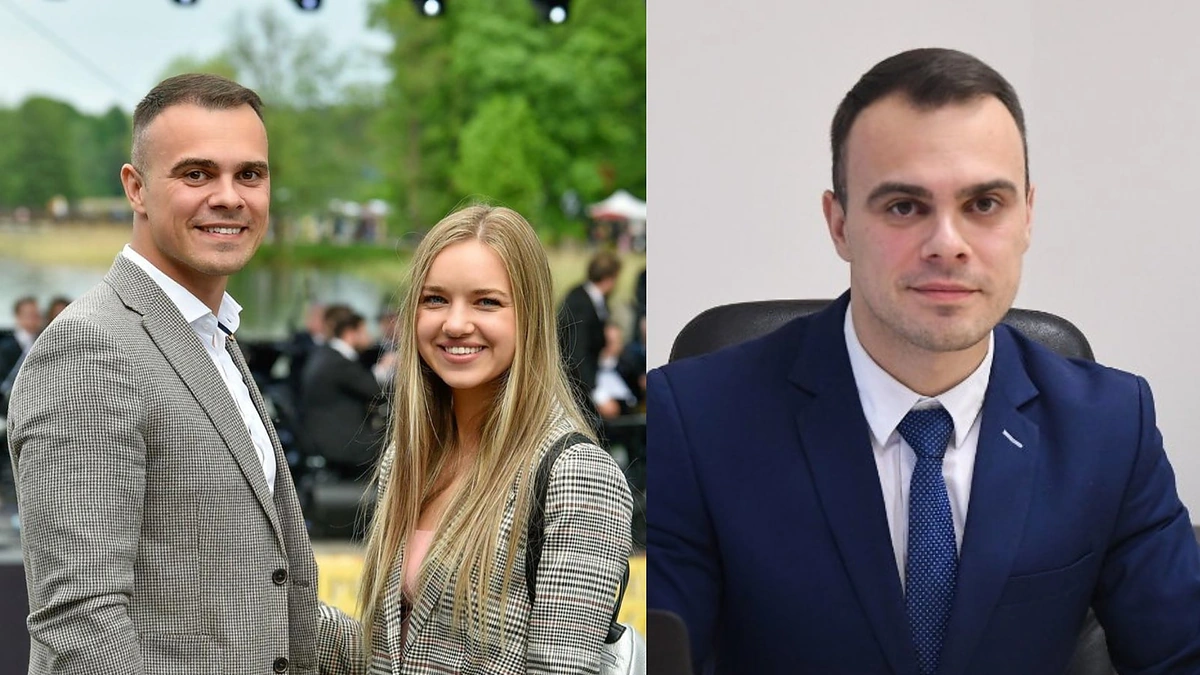 Andrius Šatevičius su žmona Eimante / Asmeninio albumo nuotr.