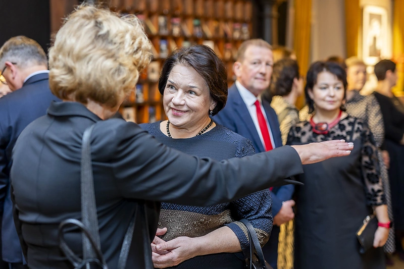 Nijolės Narmontaitės knygos „Aktoriai, režisieriai ir 77 laimės receptai" pristatymas / Irmanto Gelūno / BNS nuotr.