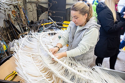 Kauno Kalėdų eglutės „Elfų dirbtuvės“ / Teodoro Biliūno / BNS nuotr.