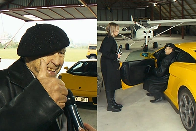 Senjoras Kazimieras 80-mečio proga pasidovanojo „Lamborghini“ ir susidūrė su didele problema