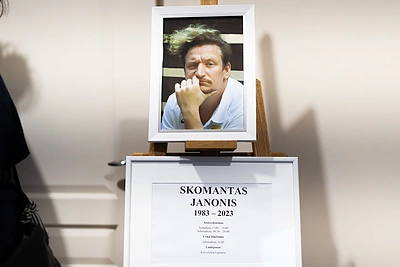 Atsisveikinimas su Skomantu Janoniu / Skirmanto Lisausko / BNS nuotr.