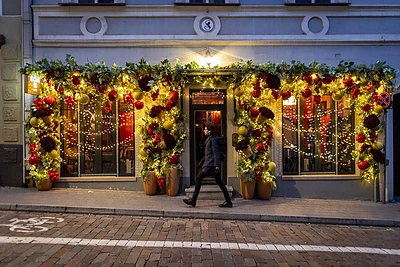 Vilnius pasipuošė šventėms / Irmanto Gelūno / BNS nuotr.