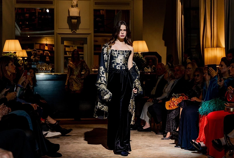 Ellos Tatarinovos kolekcijos pristatymo akimirkos