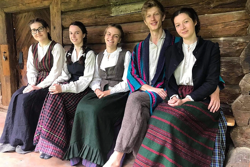 „Čiulbanti siela“ filmavimai. Rokas ir Eglė Kašėtos / Asmeninio archyvo nuotr.