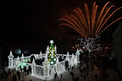 Širvintų kalėdinė eglė / Agnės Žamblauskės nuotr.