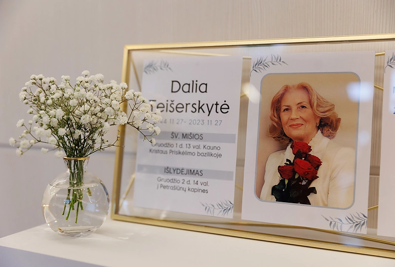 Atsisveikinimas su Dalia Teišerskyte / Eriko Ovčarenko / BNS nuotr.