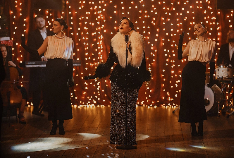 Evgenyos Redko ir Vaido Baulimos klipo akimirkos / Gabrieliaus Jauniškio nuotr.