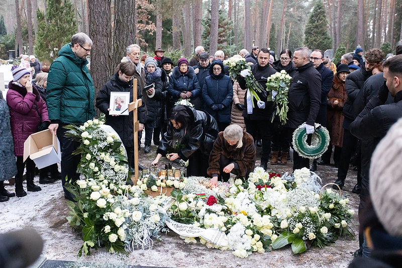 Dalios Teišerskytės laidotuvės / Skirmantas Lisauskas/ BNS nuotr.
