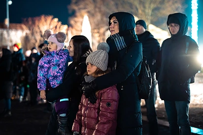 Druskininkų Kalėdų eglės įžiebimas / Druskininkų kultūros centro nuotr.