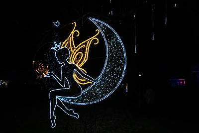 Jurbarkas pasipuošė Kalėdoms / Jurbarko kultūros centro nuotr.