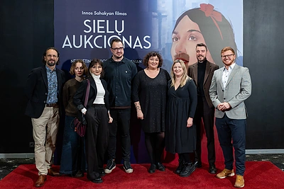 Animacinio-dokumentinio filmo „Sielų aukcionas. Neįtikėtina Auroros Mardiganian istorija“ raudonojo kilimo premjera / Lukas Balandis / BNS nuotr.