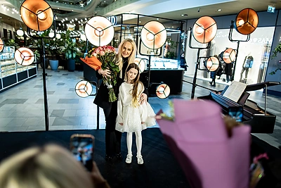 Dianos Dargienės surengto koncerto akimirka